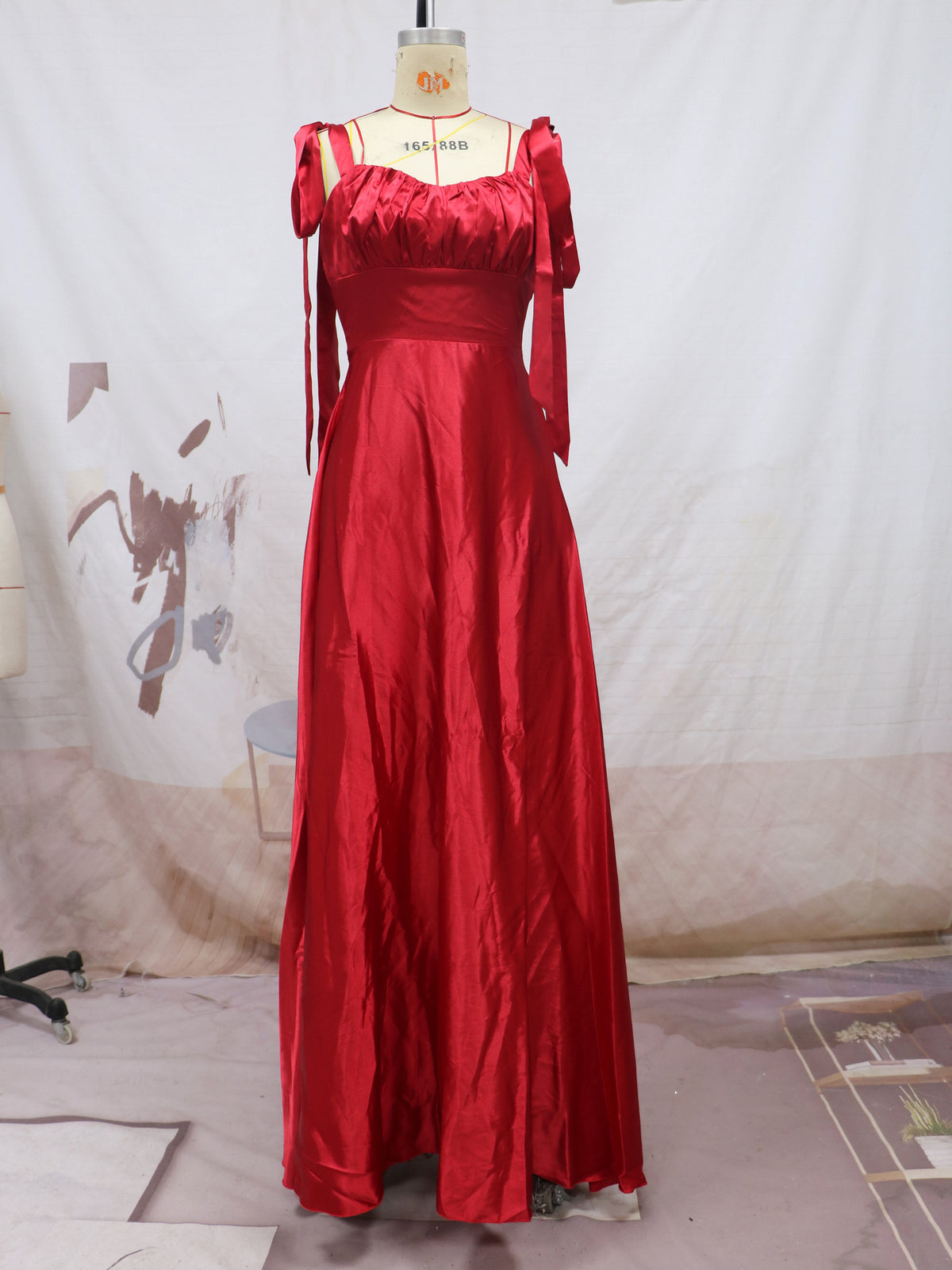 Women Sleeveless Camisole Gown Bridesmaid Evening Dress Women