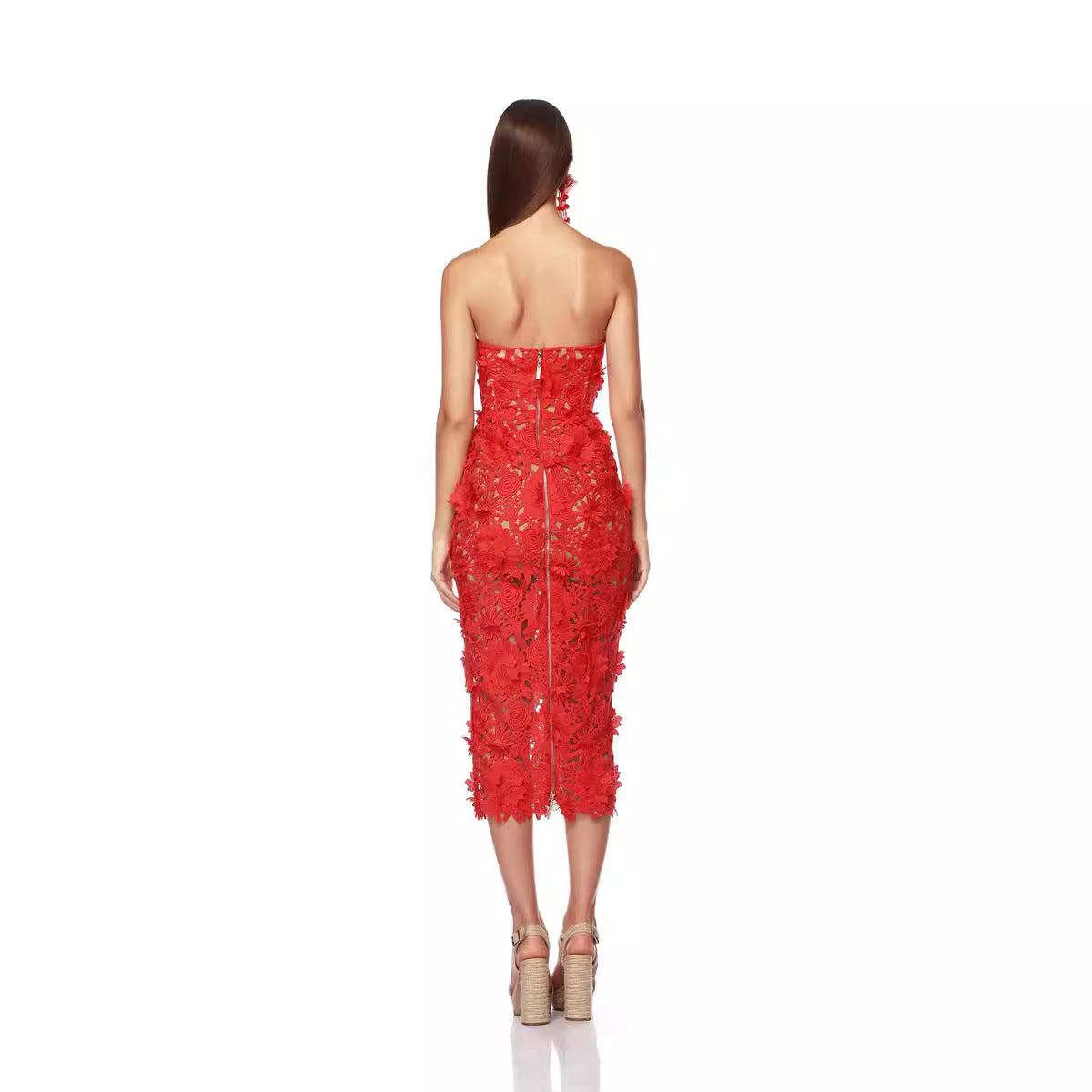Women's Fashion Summer Lace Banquet Dress